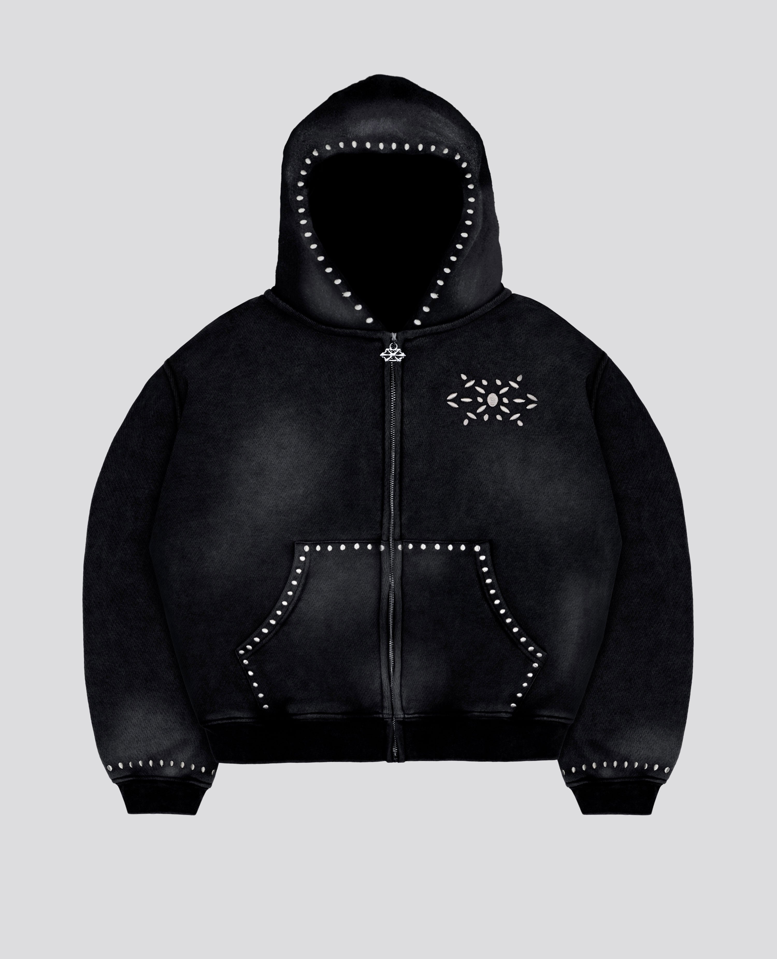 【DAVRILSUPPLY】R0CKSTAR - ULTRA HEAVY ジップアップフーディ R0CKSTAR ZIP BLACK - ULTRA HEAVY – DAVRILSUPPLY