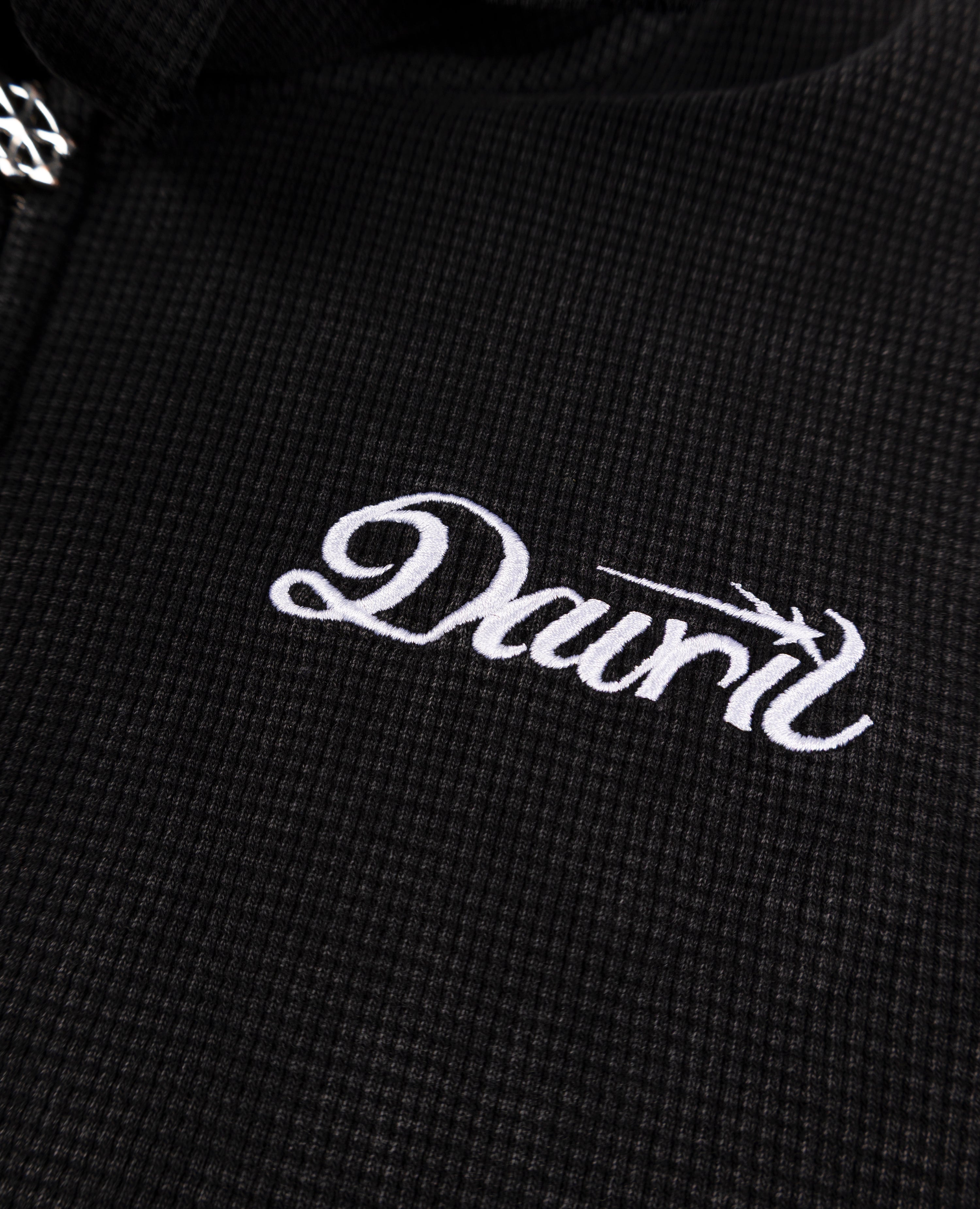 BLACK WAFFLE ZIP