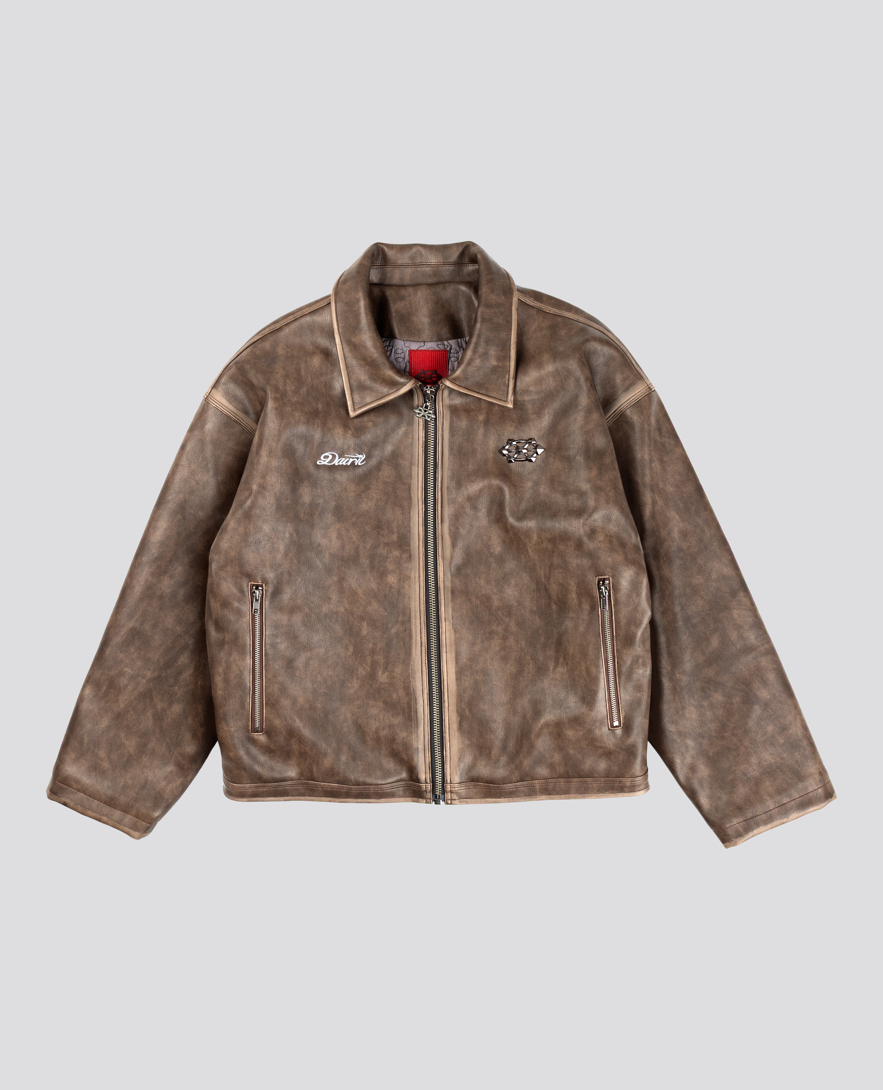 FADED LEATHER JACKET