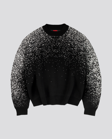 BLACK STARDUST KNIT
