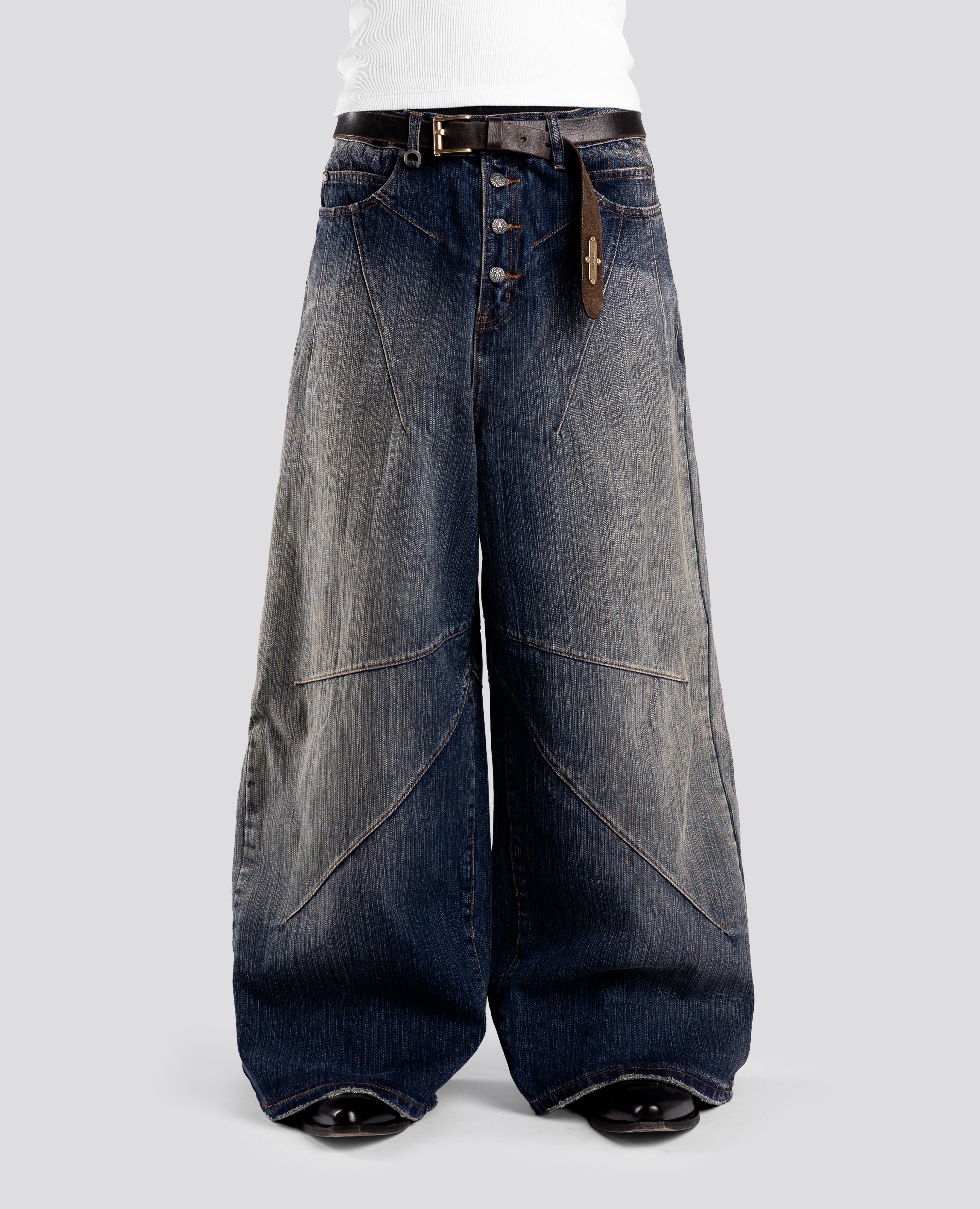 BLUE BEAM ULTRA-LOOSE FIT DENIM