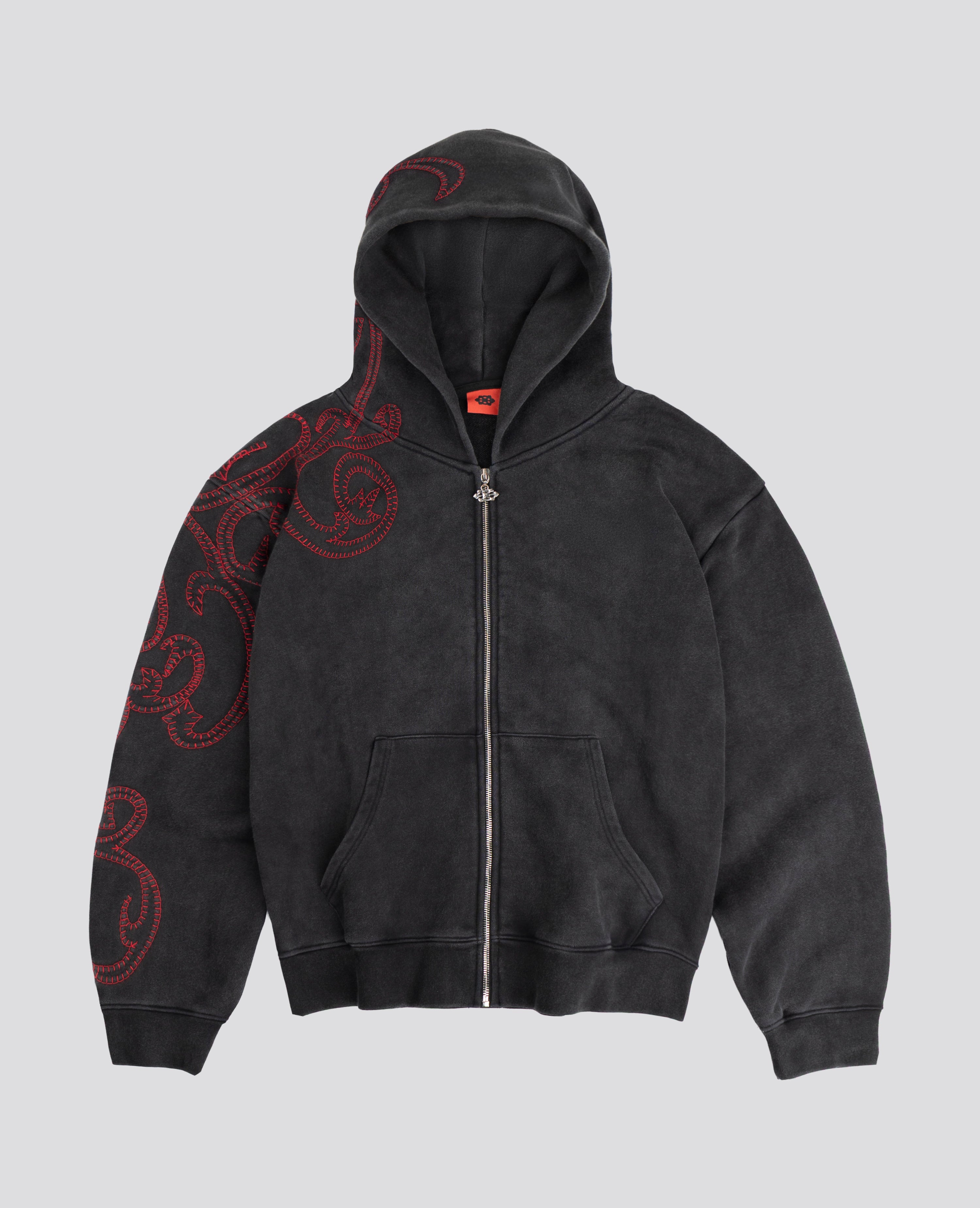 BLACK SILENT PUNCH ZIP