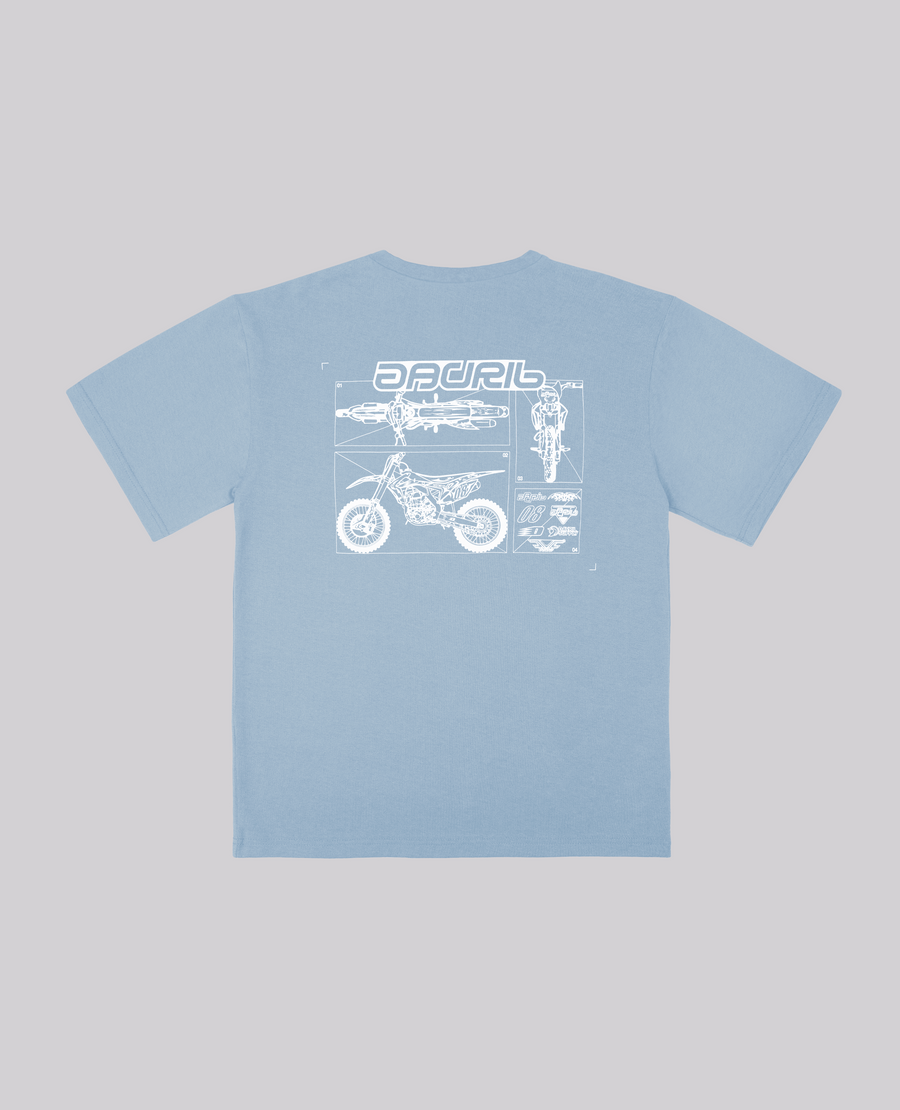 BLUE BIKE T-SHIRT