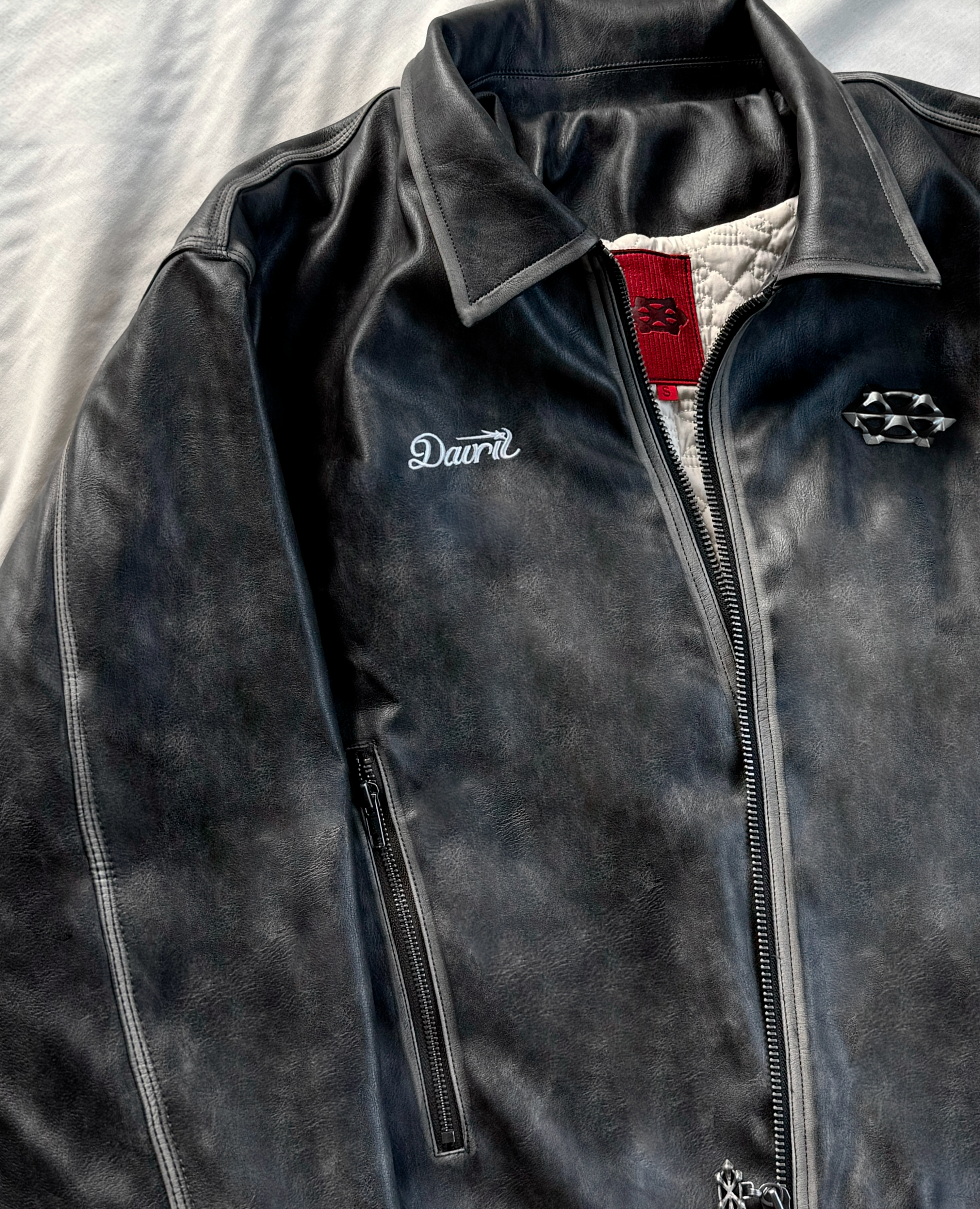 FADED LEATHER JACKET