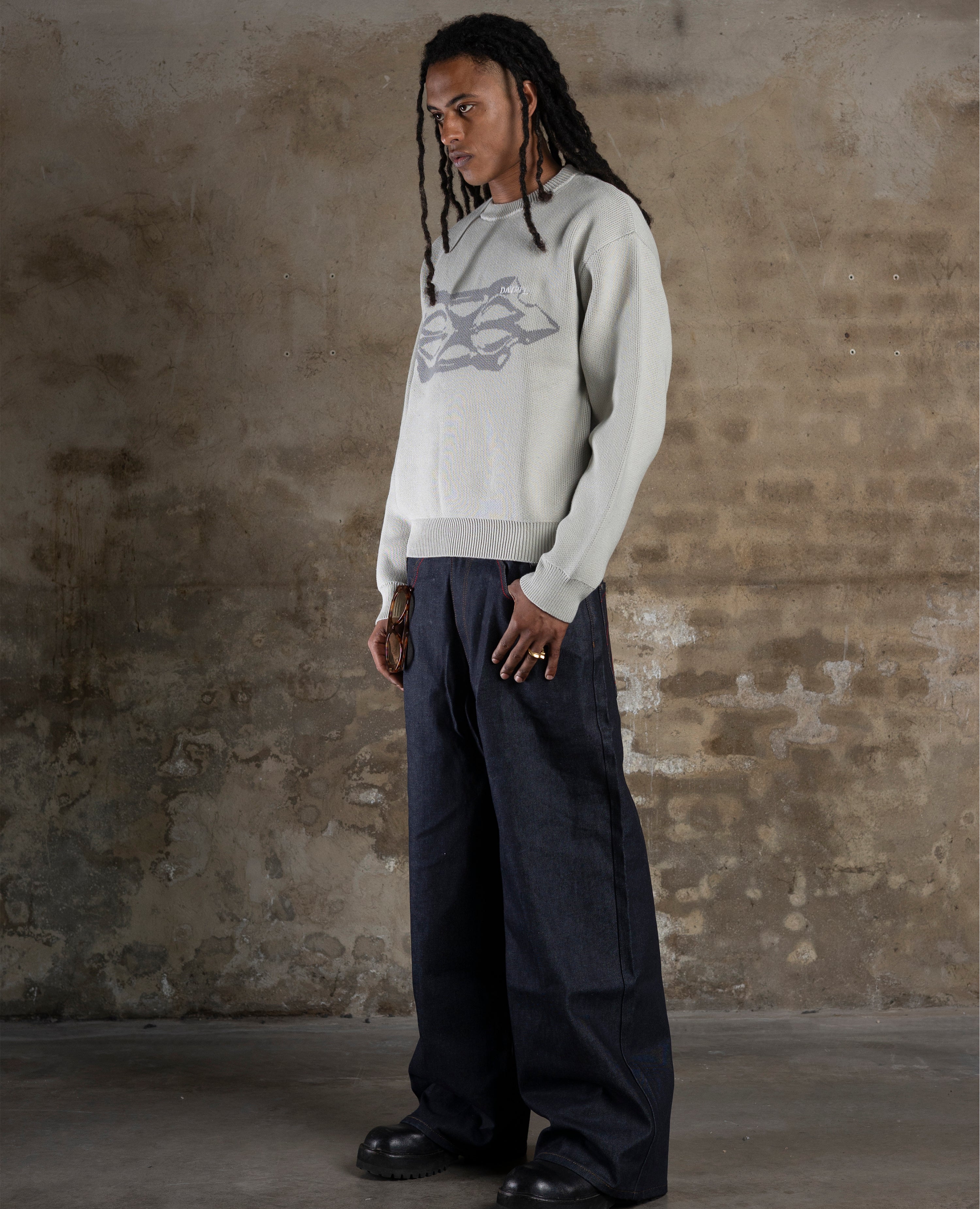 GREY BRUTAL KNITWEAR