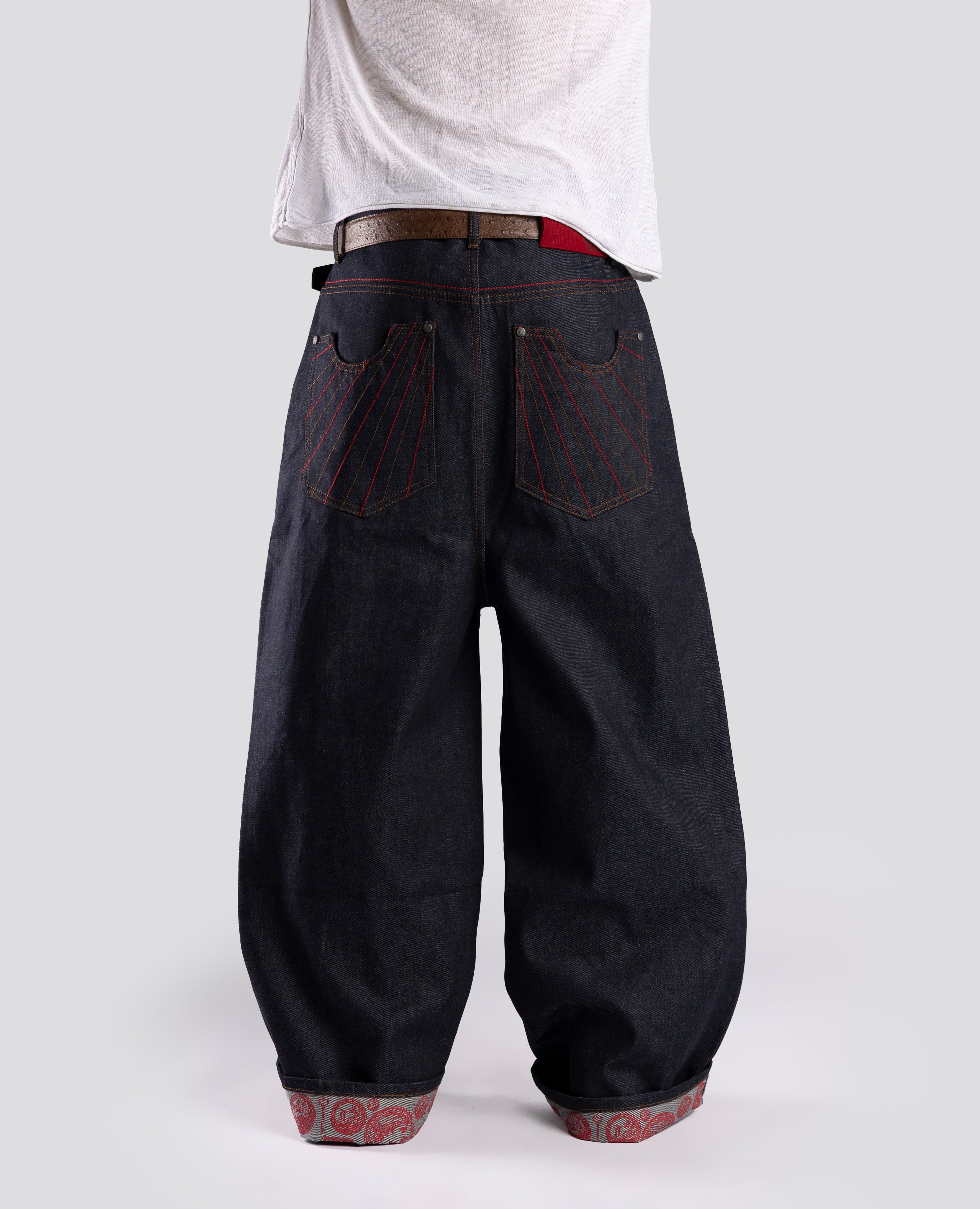 INSIDE-OUT RAW DENIM - ULTRA LOOSE FIT