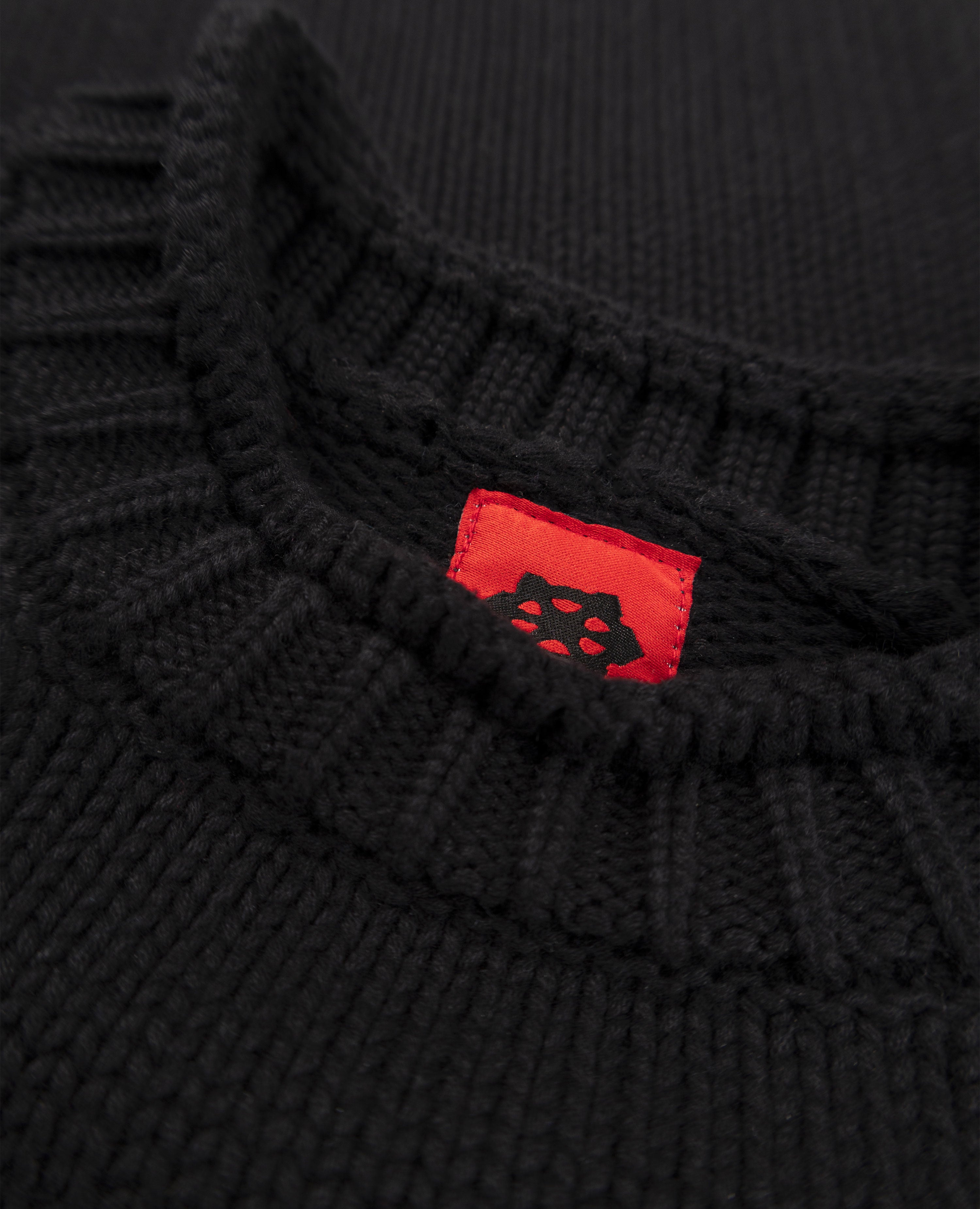 BLACK LOSTBEAST KNITWEAR