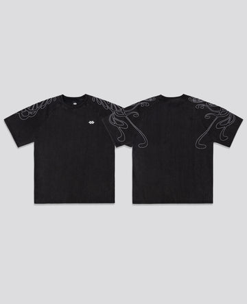 BLACK NEOART T-SHIRT