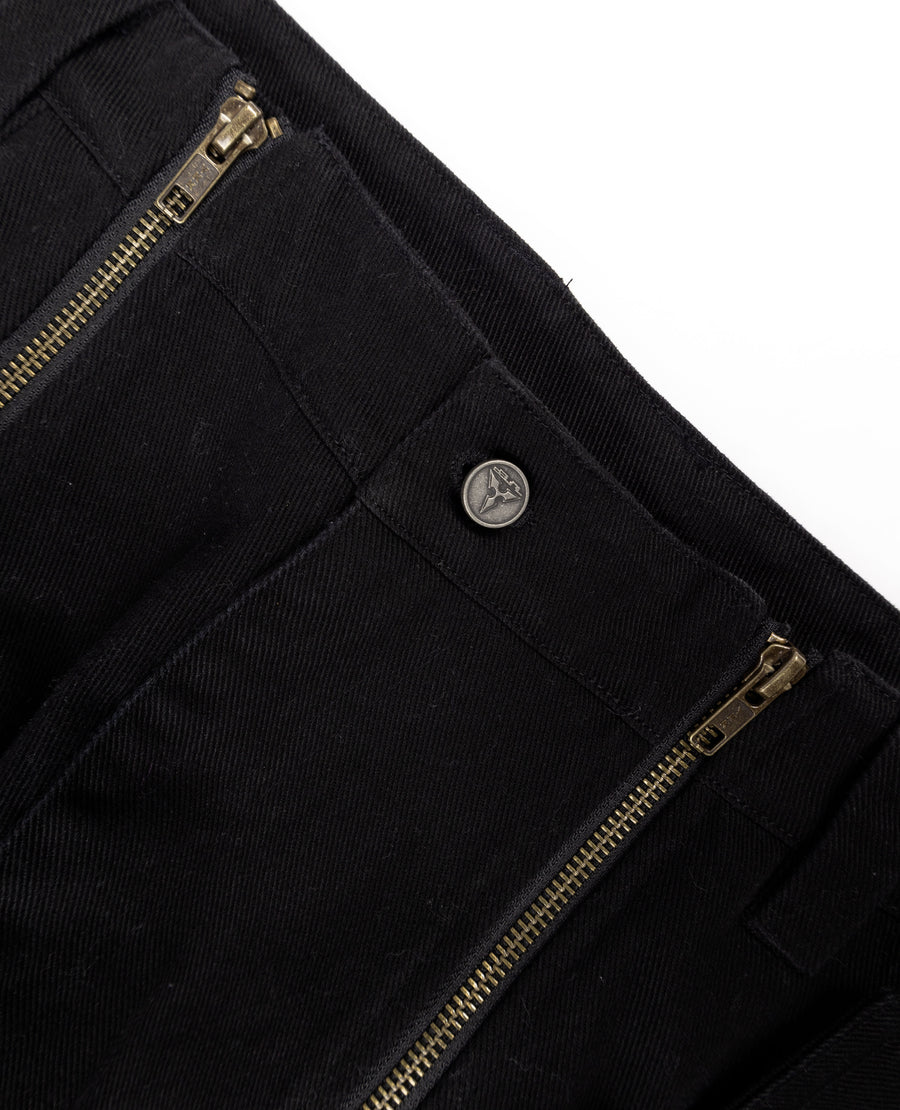 BLACK PARA CARGO-PANTS