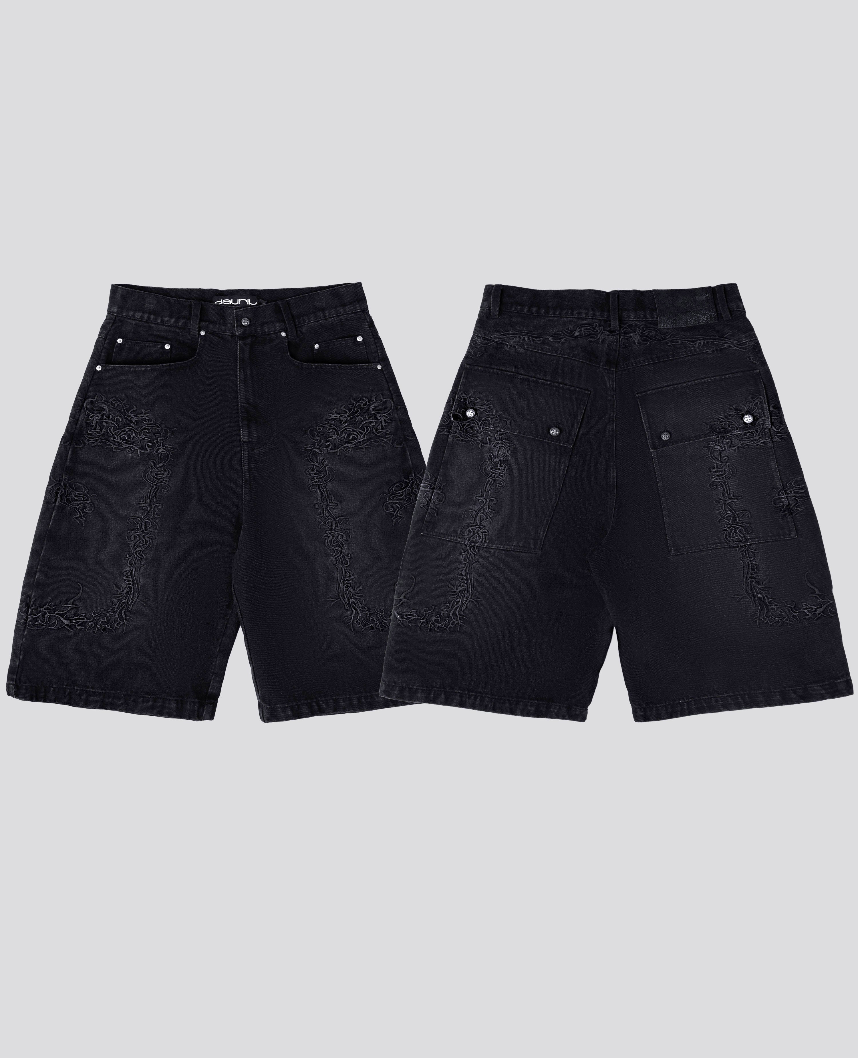 DARK IVY DENIM JORT