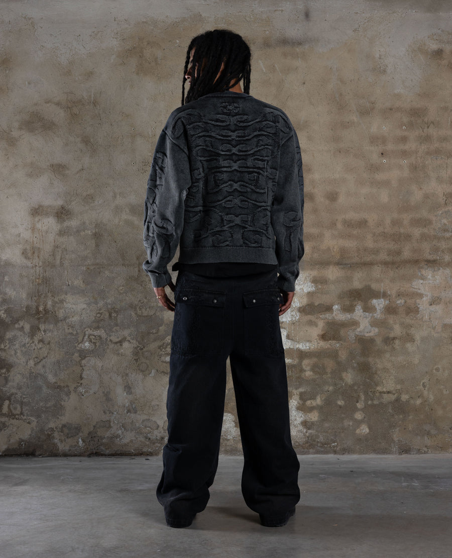 DARK SPINAL KNIT